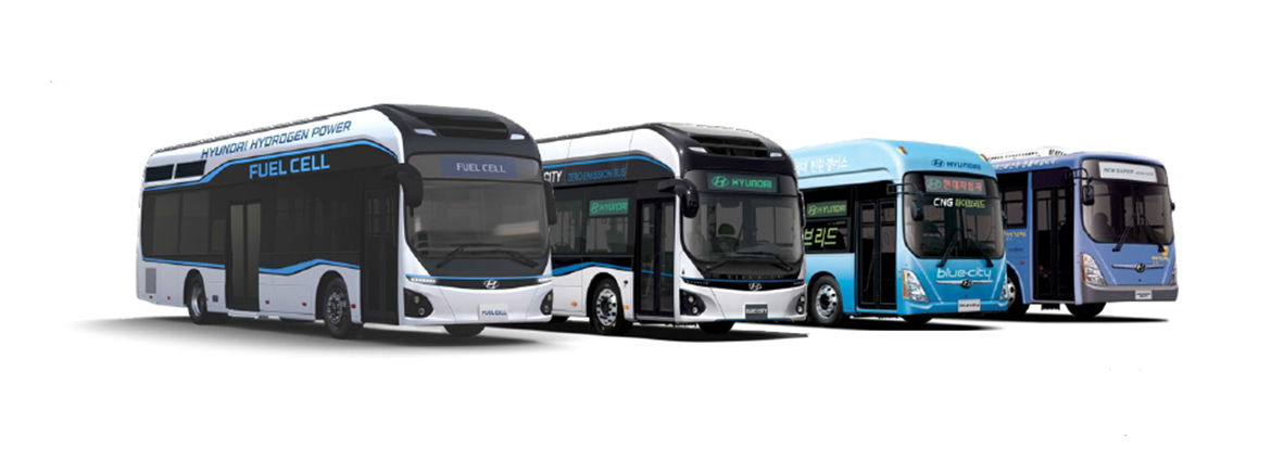 В 2019 году ожидается запуск автобусов нового поколения Hyundai на альтернативном топливе