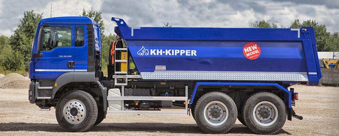 Компания MAN и KH-KIPPER представляют новый самосвал TGS 40.400 6x4 BB-WW с классическим прямоугольным кузовом