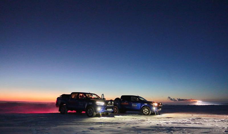Пикап Toyota Hilux установил очередной рекорд и прошел испытание Крайним Севером