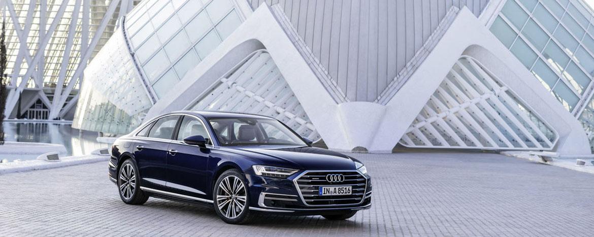 Компания Audi анонсировала цены на новую Audi A8 и A8L 2018 года