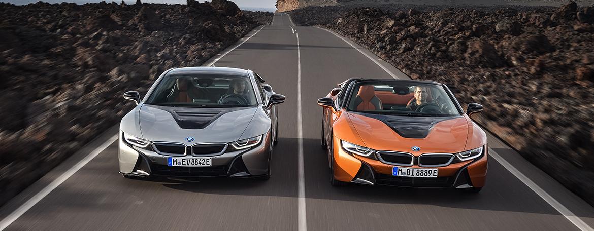В России скоро стартует продажа новых BMW i8 Roadster и BMW i8 Coupe