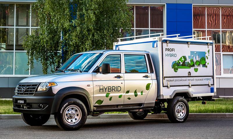 Uaz:UAZ продемонстрировал коммерческий грузовик УАЗ ПРОФИ с гибридной силовой установкой