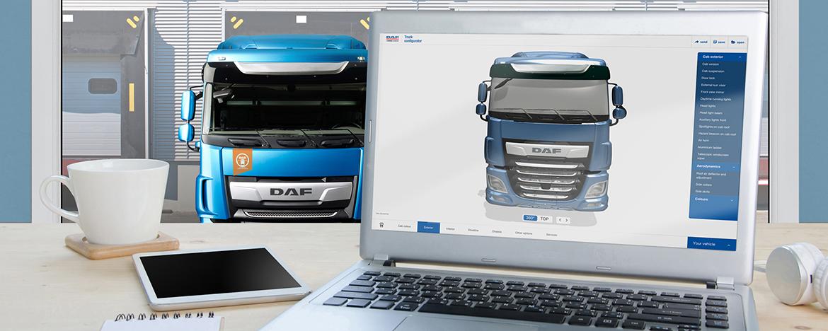 Компания DAF Trucks установила новый 3D Конфигуратор грузовиков DAF