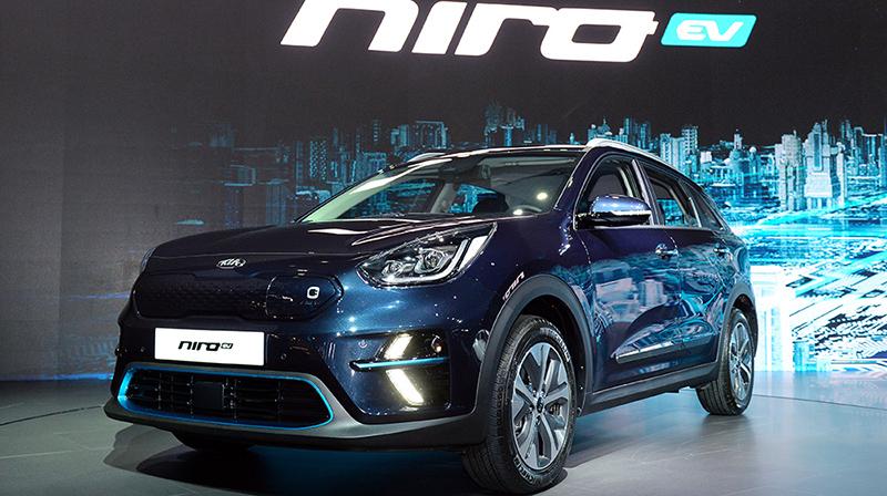 KIA на автосалоне в Корее представила новый электрокроссовер Niro EV