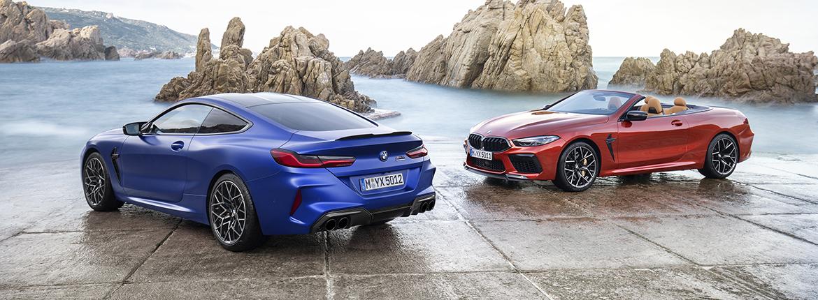 BMW представил M8 купе и М8 кабриолет и их трековые версии Competition