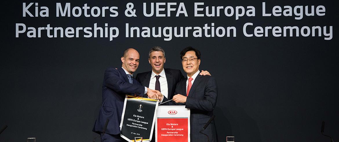 KIA Motors станет Официальным партнером футбольных турниров - Лиги Европы UEFA