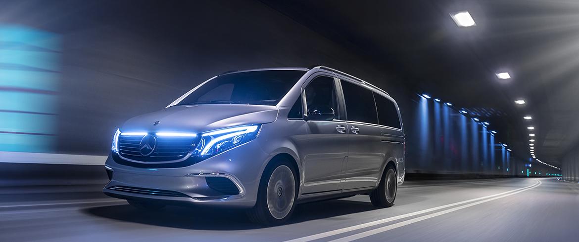 Женевский автосалон 2019: представлен электрический концепт премиум класса EQV от Mercedes-Benz