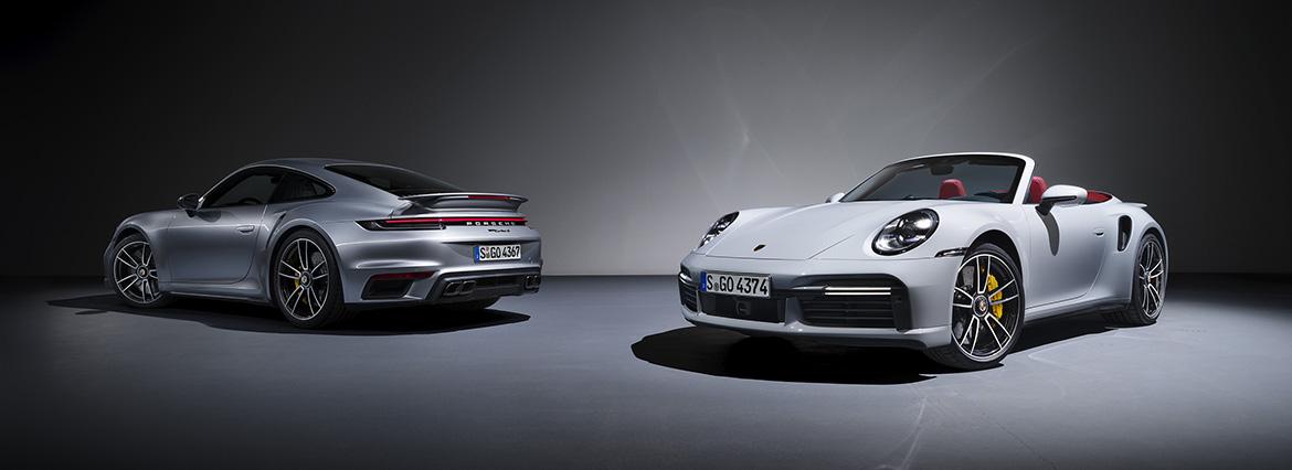 Porsche представляет новый 911 Turbo S в версиях Coupé и Cabriolet