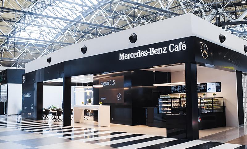 На территории Терминала В Международного аэропорта Шереметьево открылось Mercedes-Benz Café