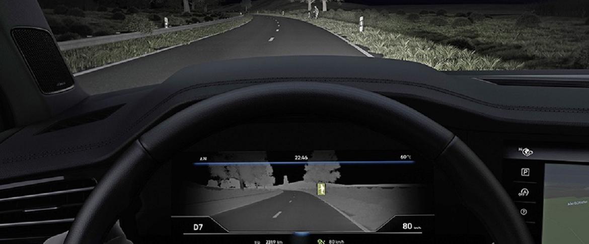 Volkswagen Touareg оснастили системой ночного видения Night Vision