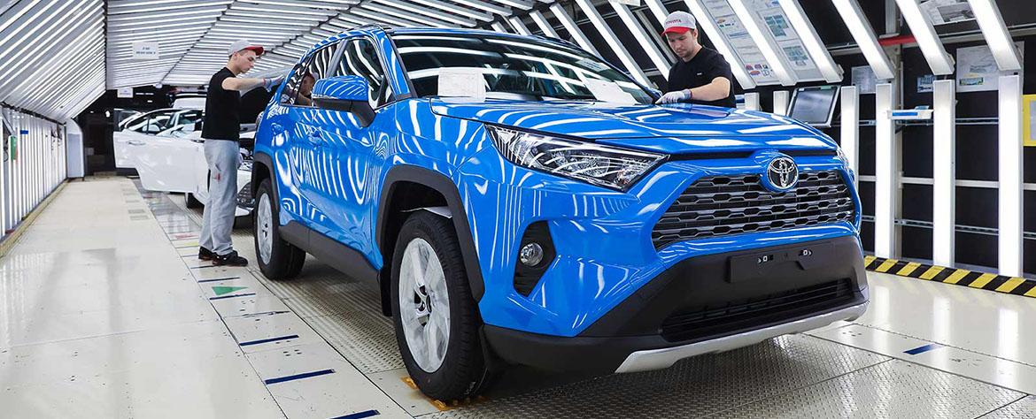 6 ноября состоялся запуск производства Toyota RAV4 пятого поколения в России
