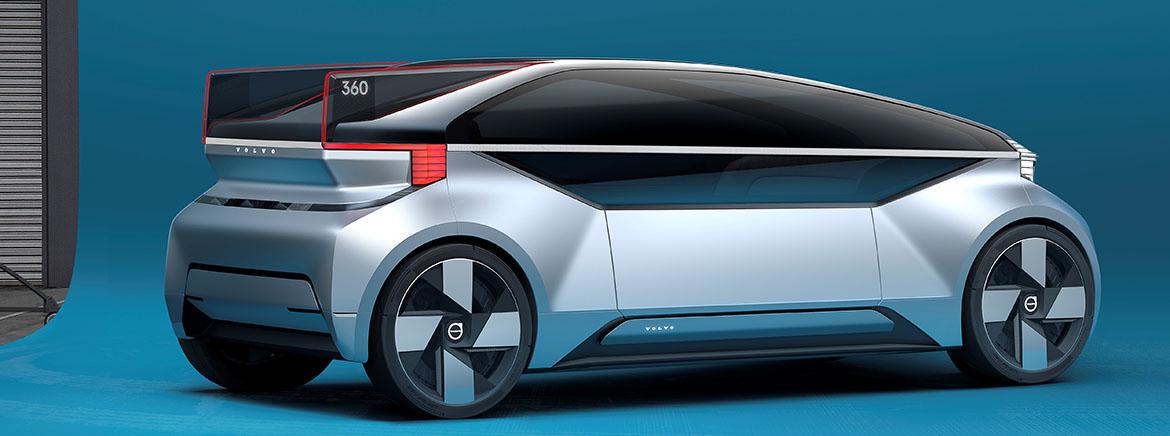 Volvo Cars представляет новый автономный беспилотный электромобиль - 360c