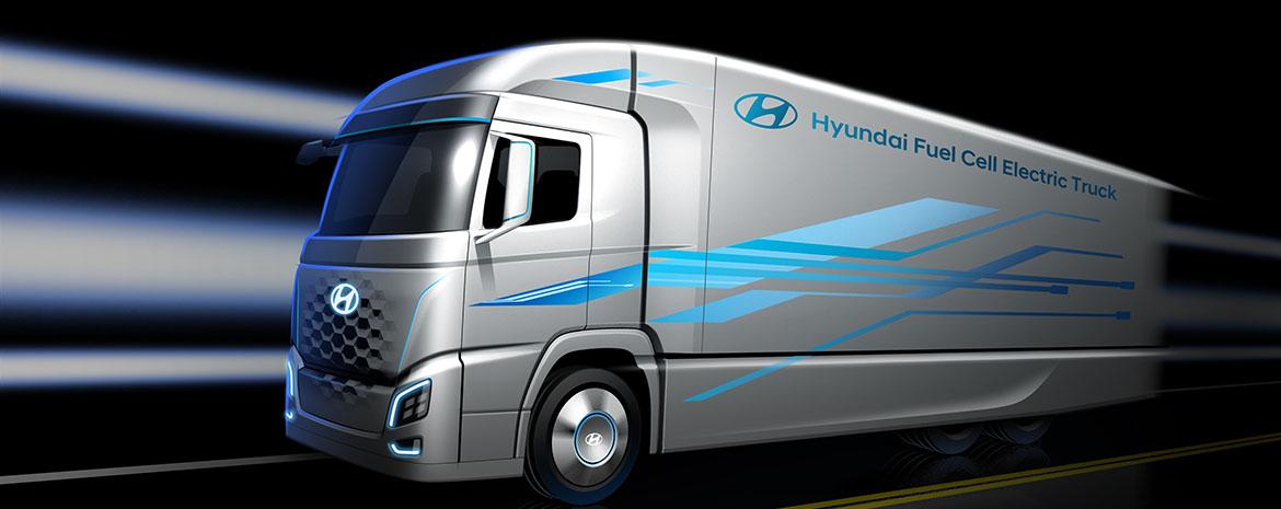 Hyundai обнародовала первое изображение нового электрогрузовика